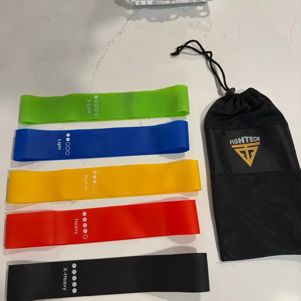 Yes4All Bar Pad + 5 Resistance Bands Set + FITGIRL Ankle Strap Bundle